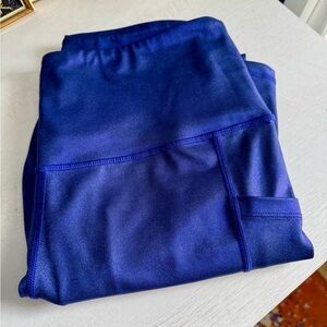 Love Her Shimmering Blue/Purple Athletic Leggings